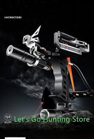 Teaegg Slingbow Hunting Slingshot With Arrow Rest With Dot Pointer Sling Bow Slingshot Arrow Rest