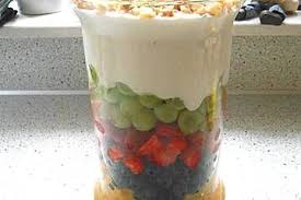 Frucht Schicht Salat Von Dragonfly Lady Chefkoch Rezept Fruchte Obstsalat Mit Quark Obstsalat Mit Joghurt