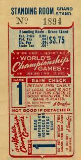 Wrapped Canvas 1944 St Louis Cardinals World Series Ticket Etsy In 2021 Baseball Posters Vintage Baseball Cardinals World Series