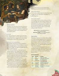 Rethinking Playable Monsters Reskinning Existing Classes Includes Example Monster Progression Dungeons And Dragons Homebrew Dungeons And Dragons Monster