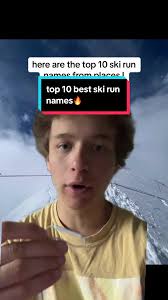If they put me in charge or naming ski runs I would not let us down😤  Comment the best name of a run you’ve skied at a resort‼️#greenscreen  #skiing #funny #ranking #snowboarding #names #fyp