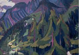 Ernst Ludwig Kirchner Mountain Landscape From Clavadel 1925 26 At Sunnyside Where Truth And Beauty Meet