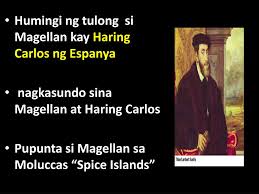 Eftersom portugal var att stärka sitt grepp i ostindien, var det tydligt i spaniens intresse att fastställa positionen för motsvarande avgränsning på motsatta sidan av jorden. Ppt Ang Ekspedisyon Ni Ferdinand Magellan Powerpoint Presentation Free Download Id 1079607