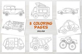 1146x629 coloring pages for cars beautiful car crayola giant coloring pages. Cars And Trucks 8 Kids Coloring Pages Pdf Jpeg 846008 Coloring Pages Design Bundles