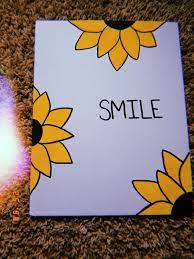 Pin By Amelie Habel On T H O U G H T S Simple Canvas Paintings Canvas Art Quotes Mini Canvas Art I love sunflowers, they are such happy plants!