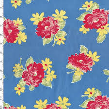 Shop the top 25 most popular 1 at the best prices! Blue Red Multi Floral Print Cotton Home Decorating Fabric Dfw55196 Fashion Fabrics