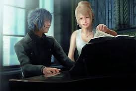 Dawn Of The Future Noctis Lunafreya Postcards Final Fantasy Xv Final Fantasy Noctis