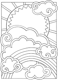 Of je nu psychische problemen hebt, dakloos bent. Kleurplaat Regenboog Mandala