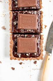 No Bake Dark Chocolate Tart Recipe Chocolate Tart Chocolate Biscuit Cake Chocolate Tarts Recipe