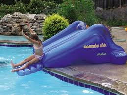 Find inflatable water slide for pool. Pin By Eva Baena On Pool Fun Inflatable Pool Pool Water Slide Swimming Pool Water