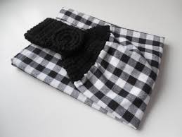 Black And White Checkered Dish Towels Black And White Hanging Kitchen Towel Crochet Black Top Etsy Black And White White Crochet Notes Shop