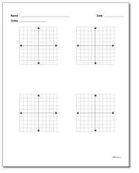 We Have A Collection Of Printable Pdf Coordinate Planes That Provide A Number Of Different Coordinate Plane Graphing Worksheets Free Printable Math Worksheets