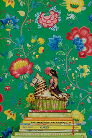 Tapet 91526 Pip Floral Fantasy Green Fran Pip Studio Tapetorama Blommiga Bakgrundsbilder Pip Studio Monster Tapeter