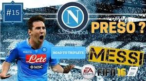 Las comparaciones entre messi y maradona fueron, durante muchos años, extremas. Messi Al Napoli Ufficiale Fifa 16 Road To Triplete Napoli Ep 15 Youtube