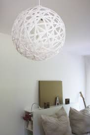 Diy Wie Du Eine Faden Lampe Perfekt Rund Hinbekommst