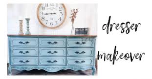 General finishes chalk style paint revitalizes ethan allen dressers. How To Blend Chalk Paint Like A Pro Dresser Makeover Thrifted Nest