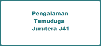 Pengalaman Temuduga Jurutera J41 Kerjaya2u Com