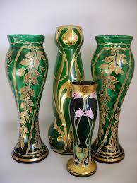Pin By Jane Kurtz On Green Glass China Pottery Art Nouveau Art Nouveau Jewelry Glass Art
