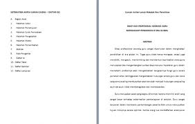 Peraturan menteri pendidikan nasional ri no16 tahun 2007 tentang standar kualifikasi akademik dan kompetensi guru. Contoh Artikel Contoh Artikel Non Penelitian