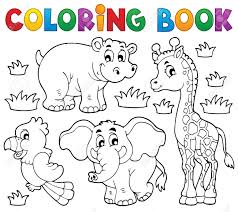 Download Coloring Book African Fauna 1 Royalty Free Cliparts Vectors And Stock Illustration Image 19647654