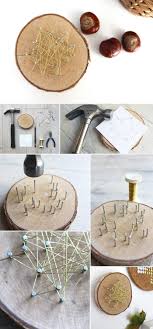 Wir zeigen ihnen in unserem artikel fünf ideen für selbst gemachte drahtfiguren. Do It Yourself Herbstdeko Aus Holzscheiben Und Draht Basteln