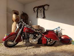 Image result for Red 1951 Motorcycle