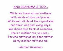 And Grandma S Too Mothers Day Poems Happy Mothers Day Mothers Day Quotes