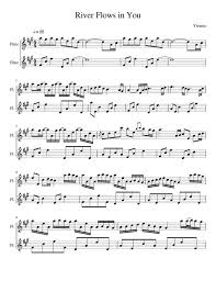 Print And Download In Pdf Or Midi River Flows In You Yiruma Free Sheet Music For Flute Made By River Flow In You Flute Sheet Music Guitar Chords For Songs