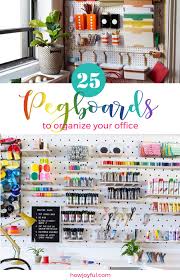 I always love doing projects with my husband! 25 Pegboard Inspirations To Organize Your Office