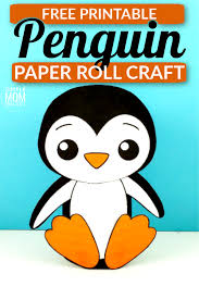 Keep a cat and pumpkin company on a magical night. Free Printable Penguin Coloring Page Simple Mom Project