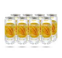 350 Ml Transparent Pet Can Carbonated Drink with Mango Soda