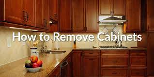 These tips explain how to tackle this diy job. How To Remove Kitchen Cabinets A Diy Guide Dumpsters Com