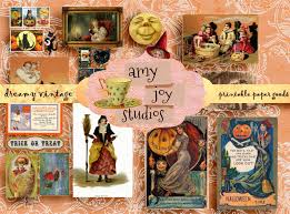 You can make these cards in under 30 minutes, with supplies you probably already have around the house (or buried in your craft this card uses simple triangles to make a geometric layout we love. Layouts Ephemra Toppers Vintage Collage For Card Making For Tags Halloween Digital Paper Collage Sheets Scrapbooking Journal Card Collage Sheets Craft Supplies Tools Safarni Org