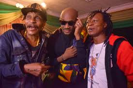 Image result for musicians majek fashek and tony okoroji and sunny neji pictures