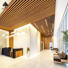 Ever been to an amazingly beautiful restaurant whose ceiling was so unique, creative and inspiring? China Metal Acoustic Ceiling Tiles Baffles Aluminum U Shape False Ceilings China Baffle Ceiling Metal Ceiling