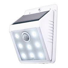 60 led solar security light by bunker hill security. Wall Mount Solar Security Light White