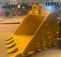 Reinforced Digging Construction Machinery Parts Heavy Duty Rock Excavator  Bucket