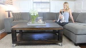 After curing the work pieces, remove excess glue. How To Build A Rustic Coffee Table Diy Project Cut The Wood