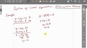 Cxc Csec Maths How To Solve Simultaneous Equations Elimination Method Simultaneous Equations Equations Math