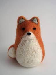 Felted Fox Needle Felting Projects Needle Felted Fox Felt Fox