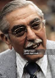 Senator John Pastore posing for a portrait