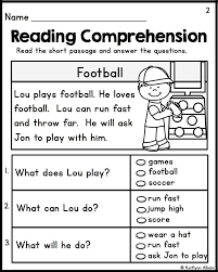 Kindergarten Reading Comprehension Passages Set 1 1st Grade Reading Worksheets Reading Comprehension Kindergarten 2nd Grade Reading Worksheets