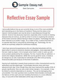 Reflection is the change in direction of a wavefront at an interface between two different media so that the wavefront returns into the medium from which it originated. Personal Reflective Essays Example Inspirational Pin By Sample Essays On Example Of Reflective E Reflective Essay Examples Self Reflection Essay Essay Examples