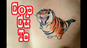 Hình xăm rồng, hổ cực đẹp. XÄƒm Cá»p Cu Te Beo Phi Tattoo Tháº¯ng Lb Thang Quang Tv Youtube