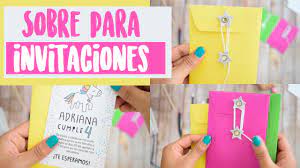 Invitar mediante link o enlace. Como Hacer Sobres Para Invitaciones Youtube
