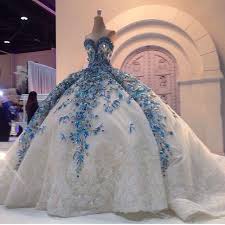 We have compiled a list of some of the most stylish ball gown bridal dresses including strapless and off the shoulder. Amazing Arabic Ball Gown Wedding Dresses Blue Floral White Appliques Crystal Beaded With Huge Petticoat Bridal Dress Personalized Strapless Cocktail Wedding Dresses Cotton Wedding Dress From Yateweddingdress 478 39 Dhgate Com