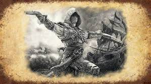 How to play assassin's creed 4 easy fast money and cargo? Hd Wallpaper Assassin S Creed Assassin S Creed Iv Black Flag Drawing Wallpaper Flare