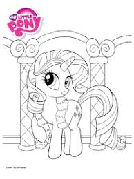 Not only ponies but a little dragon, adorable unicorns and equestria girls too. Coloriage My Little Pony Page 1