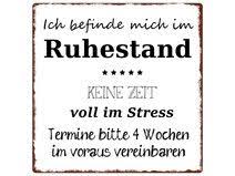 20x20cm Blechschild Ich Befinde Mich Im Ruhestand Spruche Zum Ruhestand Ruhestand Wunsche Zum Ruhestand