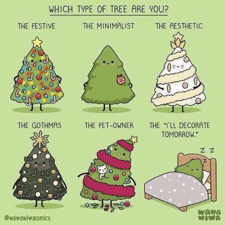 Wawawiwa - Which Christmas tree are you? 🎄😄✨ #Christmas #HolidaySeason  #festivevibes | Facebook